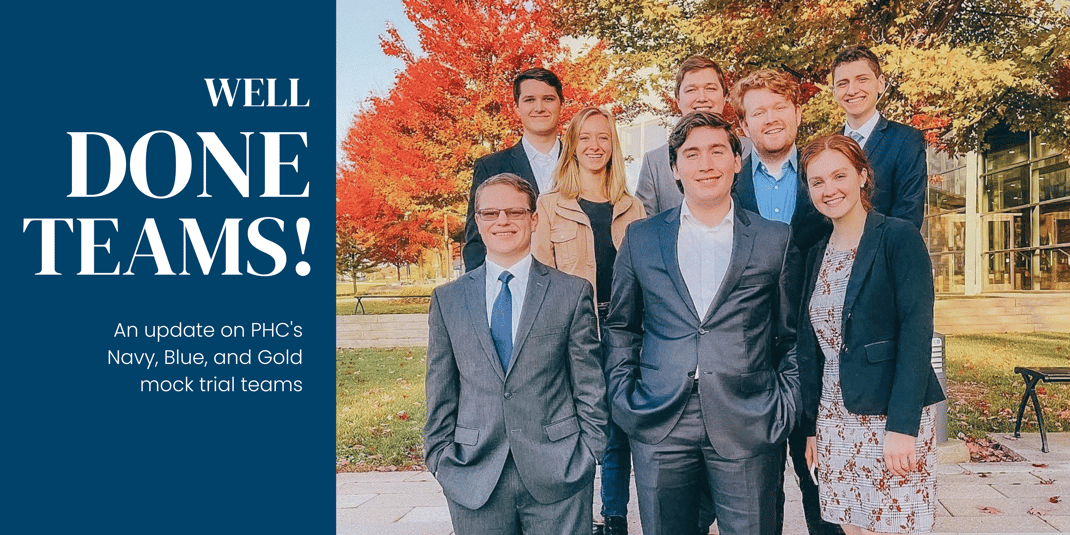 PHC mock trial team places second at Penn State's Happy Valley Invitational